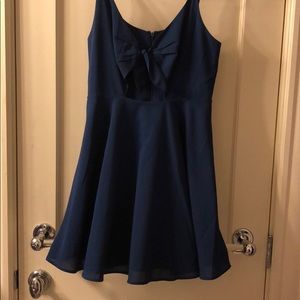 Urban Outfitters Teal Cutout Dress